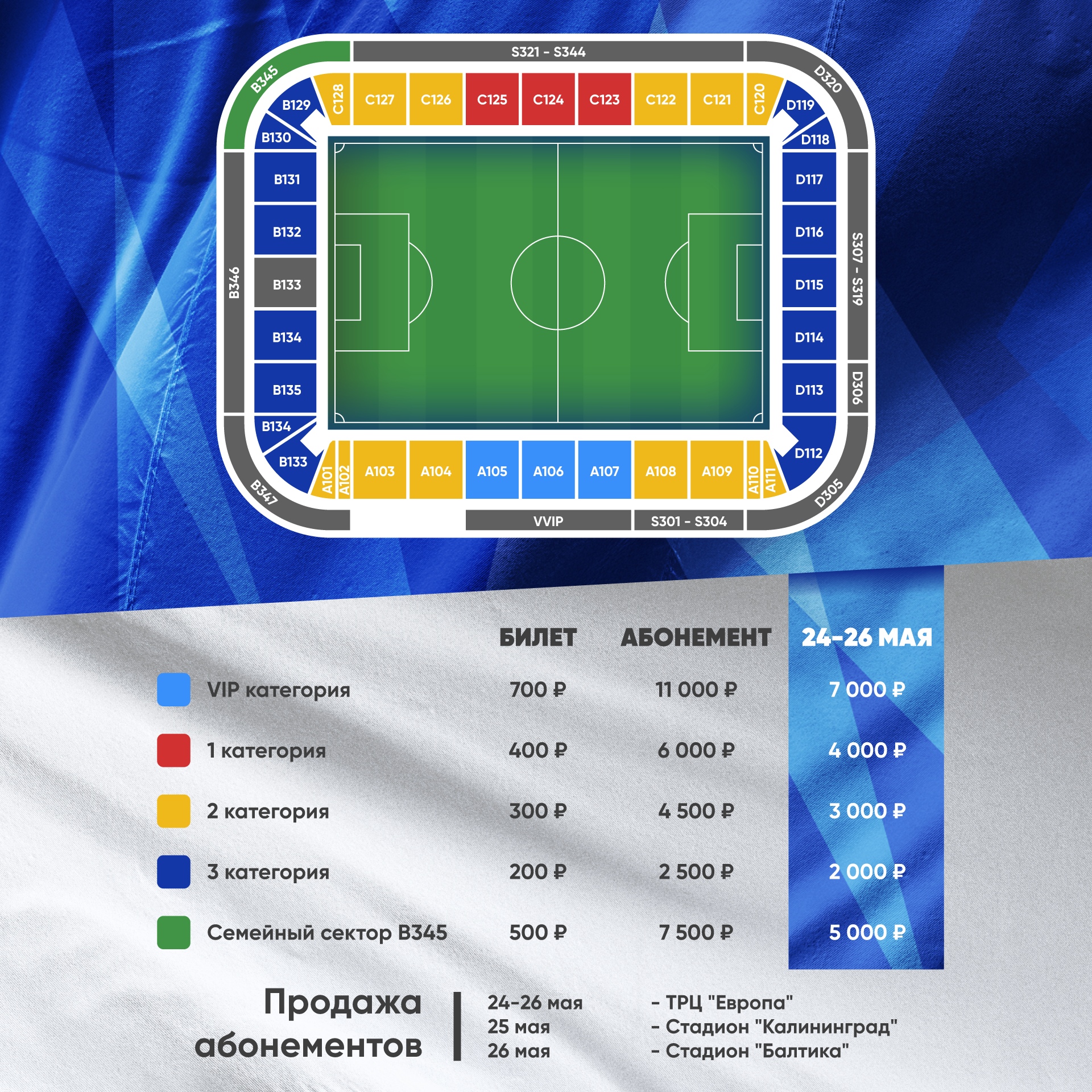 Стадион балтика схема