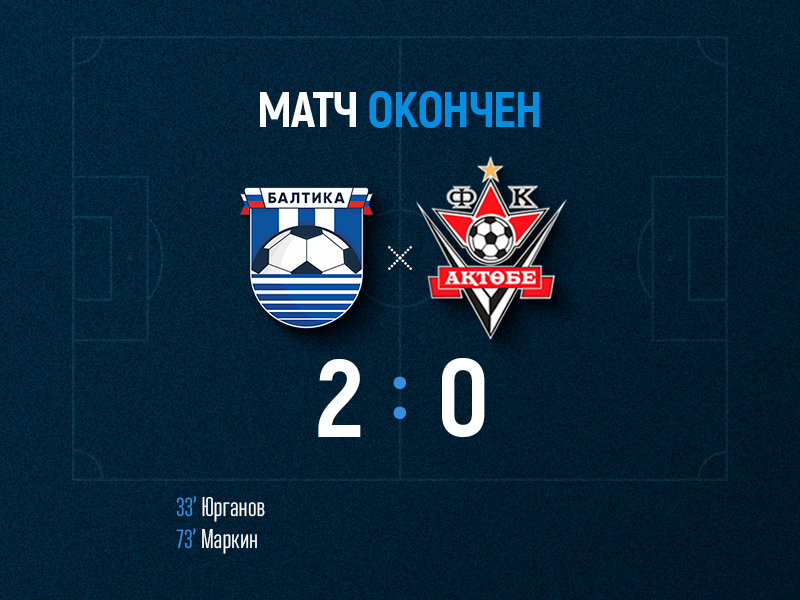 Балтийцы обыграли «Актобе» со счетом 2:0