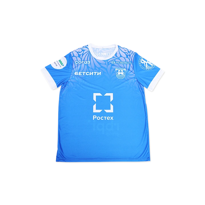 Футболка реплика игровая женская (Голубые цветы, XXXL)