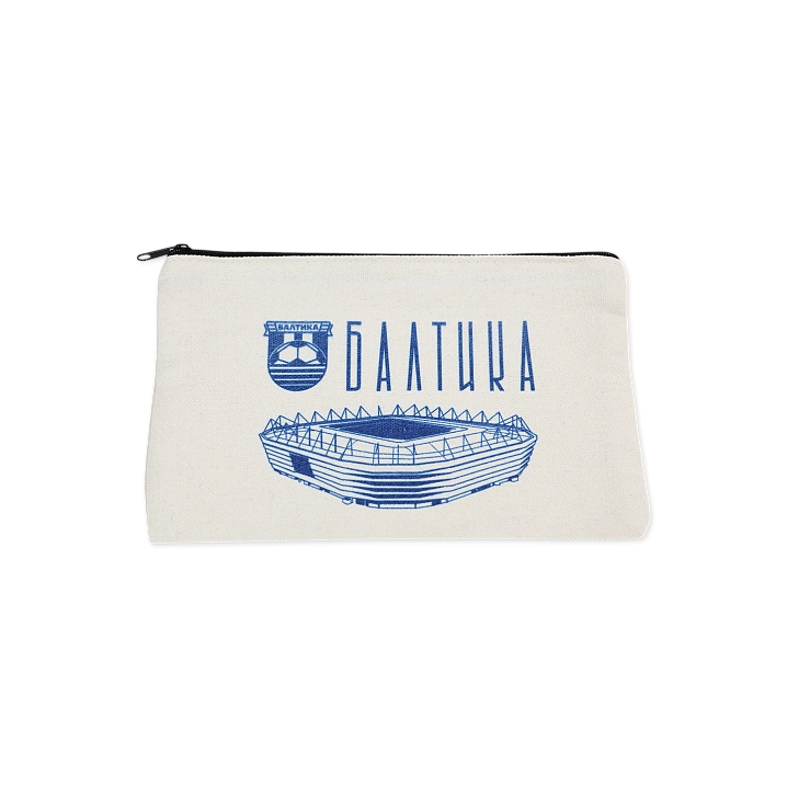 Косметичка с ареной, бело-синяя (Бело-синяя)