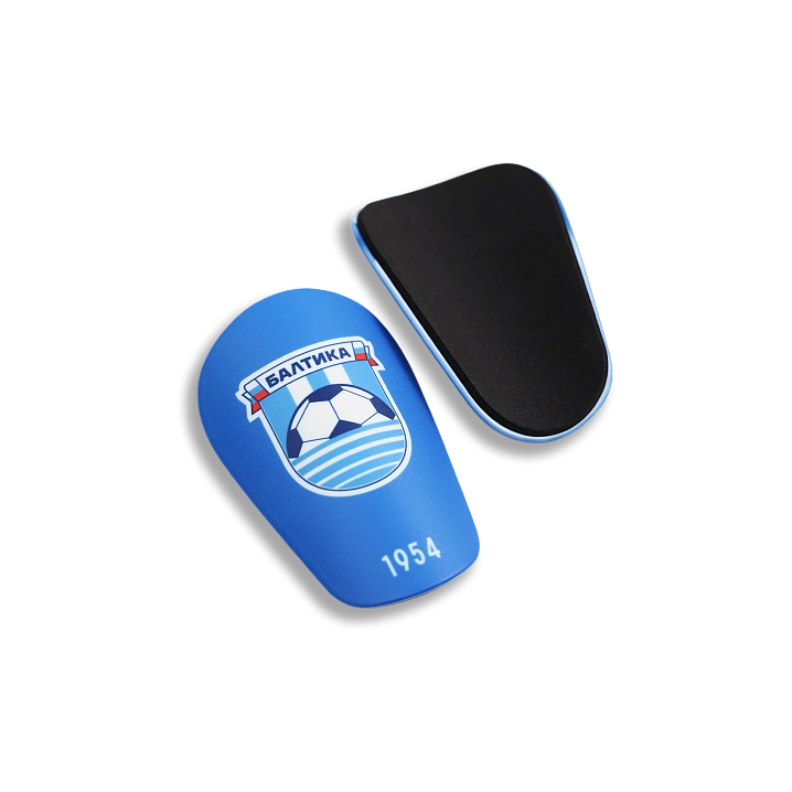 Щитки с логотипом, синие (Цвет синий, размер 10х6)