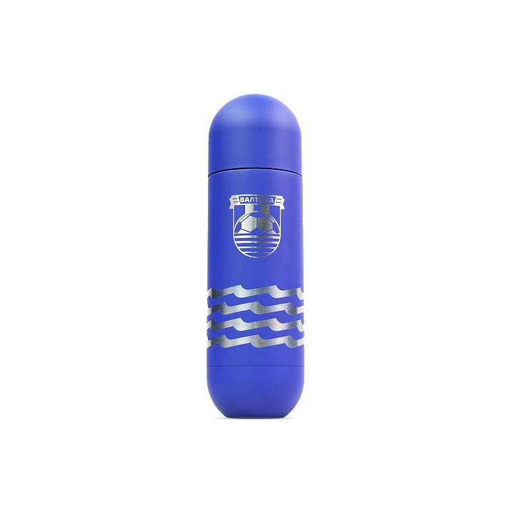 Термос с логотипом (Синий 400 мл)