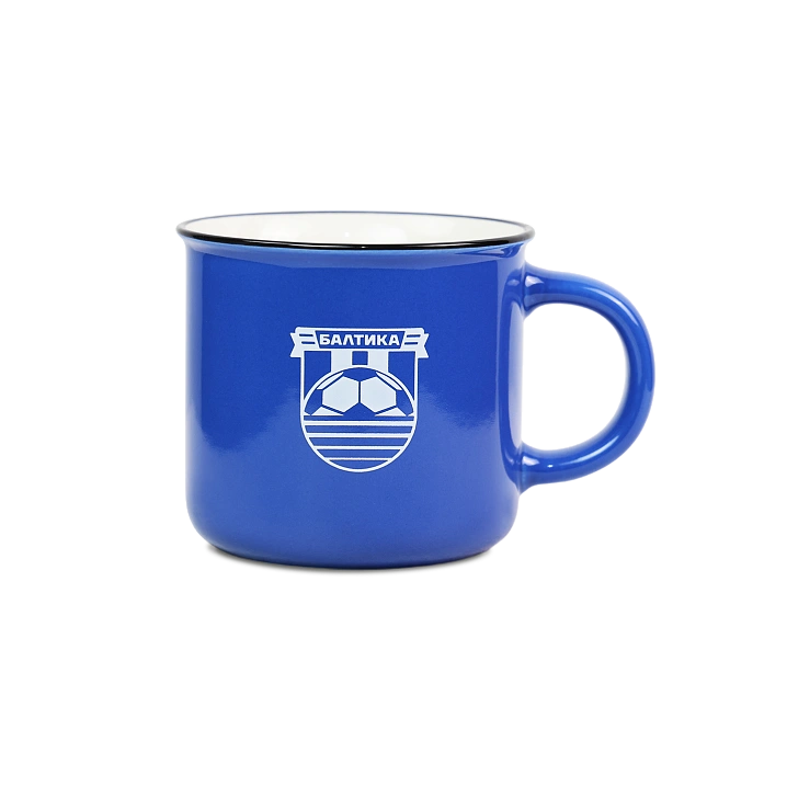 Кружка глянцевая с нанесением логотипа (Синяя 300 мл.)