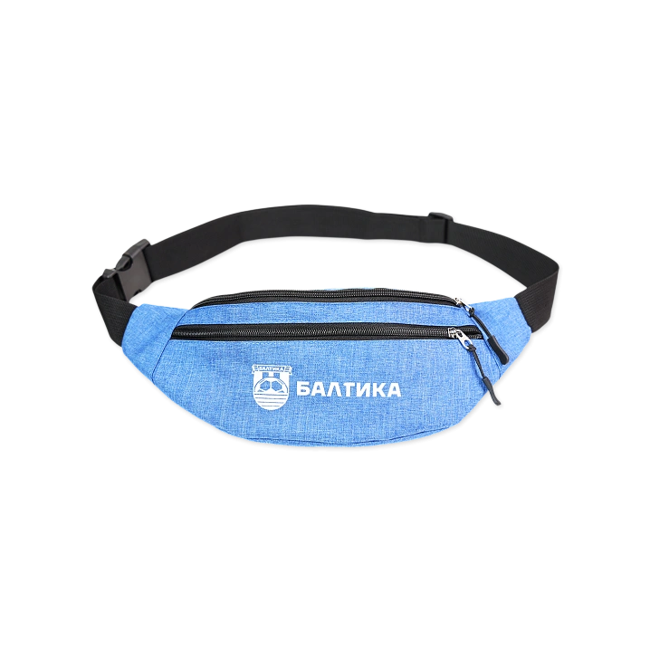 Сумка поясная (Синий с лого)