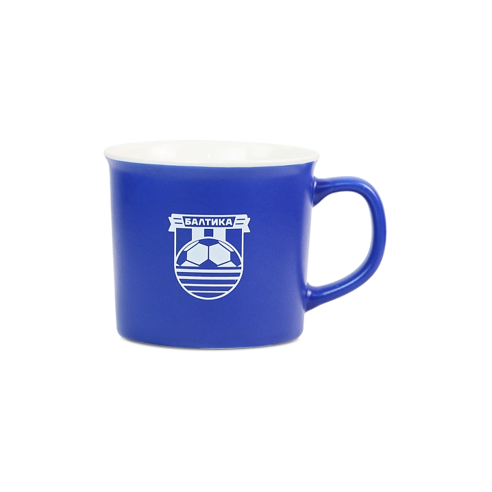 Кружка матовая с нанесением логотипа (Синяя 300 мл.)