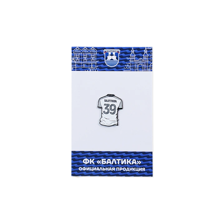 Значок игровая футболка 39 (Металлический)