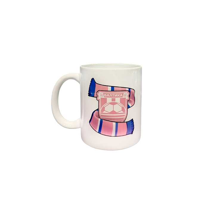 Кружка с нанесением "Розовый шарф" (Цвет розовый)