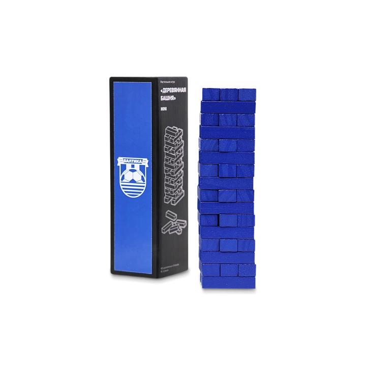 Игрушка деревянная башня с логотипом (Сувенирный)
